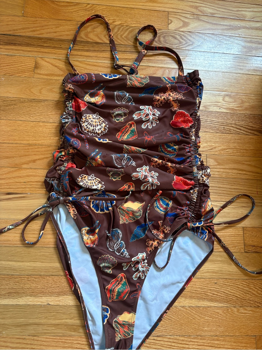 Women's Seashell Print One-Piece Swimsuit